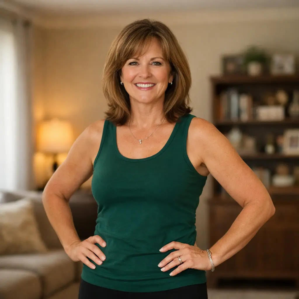 Woman smiling (after)